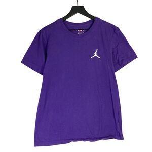 Jordan Jumpman‎ T-Shirt Purple Size S 100% Cotton Athletic Streetwear